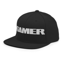 Load image into Gallery viewer, GAMER Snapback Hat - Black