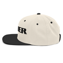 Load image into Gallery viewer, GAMER Snapback Hat - Natural/Black