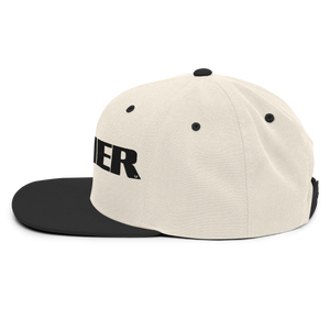 GAMER Snapback Hat - Natural/Black