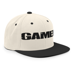 GAMER Snapback Hat - Natural/Black