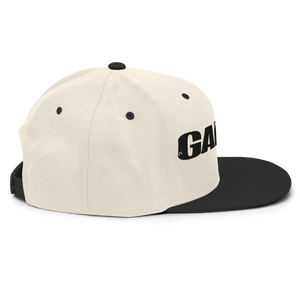 GAMER Snapback Hat - Natural/Black