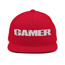 Load image into Gallery viewer, GAMER Snapback Hat - Red