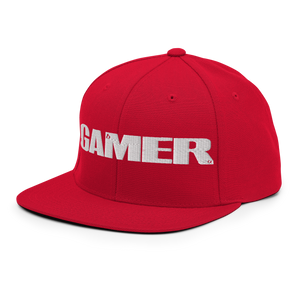 GAMER Snapback Hat - Red