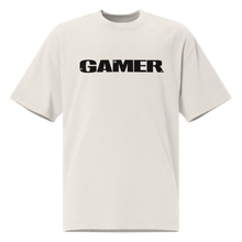 Load image into Gallery viewer, GAMER Oversized T-Shirt - Faded Bone