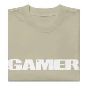 GAMER Oversized T-Shirt - Faded Eucalyptus