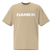 Load image into Gallery viewer, GAMER Oversized T-Shirt - Faded Khaki